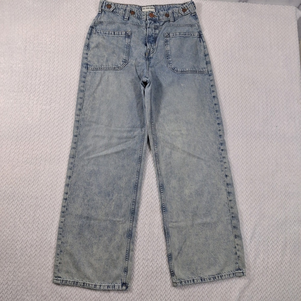 We The Free Palmer Wide Leg Jeans Womens 28 (Waist 28") Blue.
